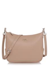 Beżowa torebka damska w stylu hobo TOREC-0829-80(Z23)