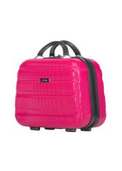 Kosmetyczka WALPC-0012-5E-14(W26), widok produktu skosem na białym tle.