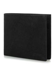 Classic black men's wallet without clasp PORMS-0206-99(Z24)-02