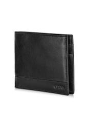 Black men's wallet without clasp PORMS-0624-99(Z24)-02