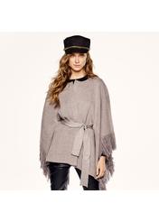 Ponczo damskie PONDT-0012-91(Z19)-01