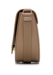 Beżowa półokrągła listonoszka damska TOREC-1298-1B(Z26)