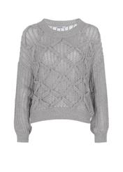 Grey women's sweater SWEDT-0140-91(Z21)-04