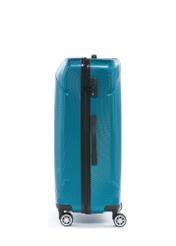 Walizka duża na kółkach WALPC-0014-7B-28(W26), widok produktu z boku na białym tle.