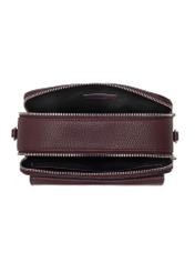 Burgundy two-compartment shoulder bag TOREC-0405B-49(Z24)-05