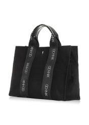 Czarna damska torebka typu tote bag TOREN-0288A-99(W25)-02