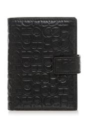 Skórzany portfel męski z tłoczeniem PORMS-0602-98(Z23)