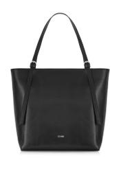 Capacious black women's shopper bag TORES-1058-99(Z24)-01