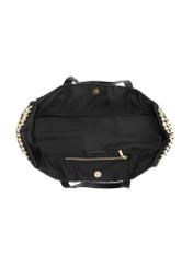 Torebka damska z naturalnej słomki TOREC-1226-1E(W26)- widok produktu z góry, na białym tle. 