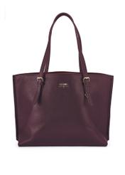 Bordowa duża torba shopper TOREC-1088-49(Z25)