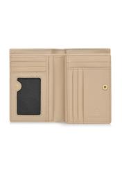 Skórzany beżowy portfel damski z ochroną RFID PORES-0805RFID-82(W24)