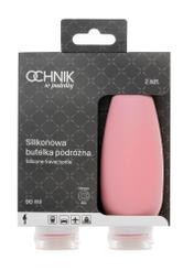 Buteleczki podróżne na kosmetyki AW-016-0001-5D(W26), widok produktu w opakowaniu.