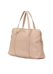 Beżowa elegancka torba damska TOREC-1017-81(W25)-02