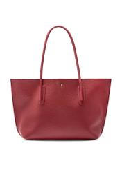 Czerwona torebka shopper damska TOREC-0938B-41(Z25), widok produktu od przodu na białym tle.