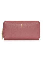 Pink leather women's wallet PORES-0800E-31(Z24)-01