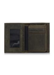 Skórzany portfel męski khaki PORMS-0545-54(W23)
