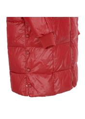 Czerwona kurtka zimowa damska oversize KURDT-0296-42(Z21)-02