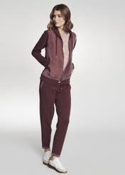 Bluza dresowa damska rozpinana BLZDT-0064-49(Z21)-03
