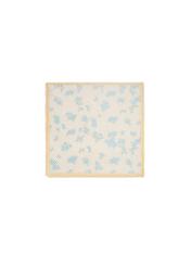 Szalik damski z niebieskimi kwiatami SZADT-0194-7P(W26)