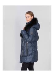 Women's winter jacket with natural fur KURDT-0255-69(Z20)-02