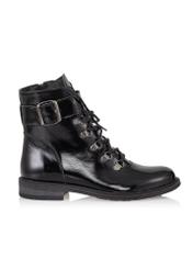 Women's lacquered leather boots BUTYD-0840B-99(Z23)-01