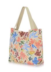 Kwiecista torebka damska shopper TOREN-0251-15(W23)-02