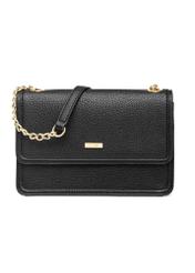 Niewielka elegancka torebka damska TOREC-1015-99(W26), widok produktu od przodu na białym tle.