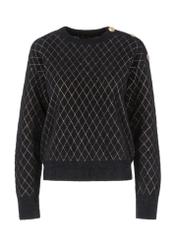 Sweter damski czarny SWEDT-0195-98(Z23)