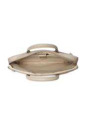 Beżowa damska torba na laptopa TOREN-0344-1A(W26), widok produktu w środku na białym tle.