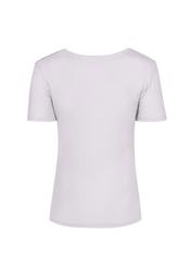 Wrzosowy T-shirt damski z wilgą TSHDT-0025-72(W19)