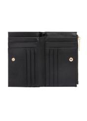 Średni czarny portfel damski POREC-0428-99(W26), widok produktu w środku na białym tle.