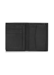 Black leather men's wallet PORMS-0621-99(Z24)-04