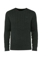 Green men's cotton sweater SWEMT-0148-54(Z24)-04