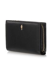 Czarny skórzany portfel damski PORES-0834-99(W23)-03
