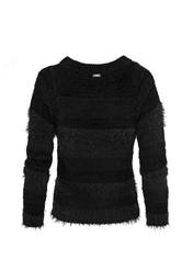 Czarny sweter damski SWEDT-0064-99(Z18)