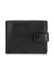 Black leather men's wallet PORMS-0622-99(Z24)-03