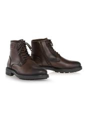 Brown leather men's boots BUTYM-0474-89(Z24)-04