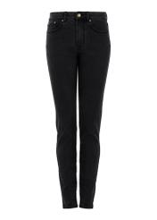 Czarne spodnie jeansowe damskie JEADT-0010-99(Z23)