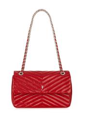 Red patent leather women's handbag TORES-1045(Z24)-01