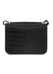 Czarna mała torebka damska croco TOREC-1009-97(W25)-04