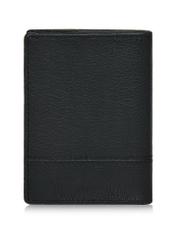 Black leather small men's wallet PORMS-0610-99(Z24)-02