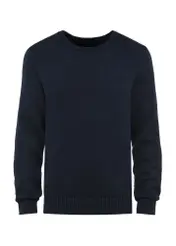 Granatowy sweter męski bawełniany SWEMT-0147-68(Z24)