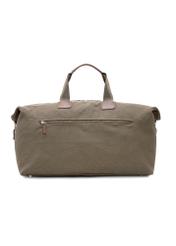 Torba podróżna w kolorze khaki TORMN-0372-55(Z25), widok produktu od tyłu na białym tle.