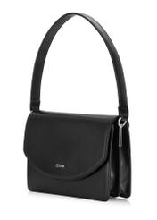 Women's black leather handbag TORES-1059-99(Z24)-02