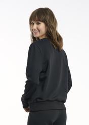 Czarna bluza damska z haftem BLZDT-0069-99(Z23)