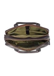 Skórzana torba męska w kolorze brązowym TORMS-0504-1I(W26), widok produktu w środku na białym tle.