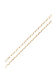 Kremowa kosmetyczka damska TOREC-1197-0A(W26), widok łańcuszka produktu na białym tle.