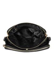 Women's black leather bag TORES-1056-99(Z24-05