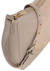 Beige leather women's shoulder bag TORES-1041-81(Z24)-08