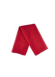 Czerwony szalik damski z jedwabiu SZADT-0218-4B(W26) - widok produktu z przodu, na białym tle.